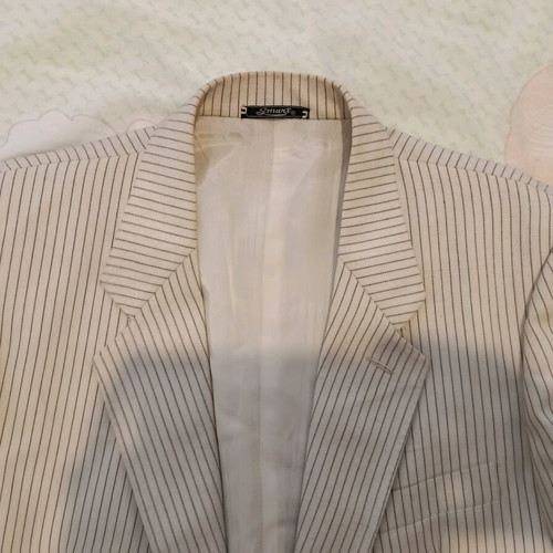 Men's jacket used, size M, striped