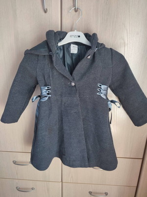 Delfino girls' coat gray for 3 years like new