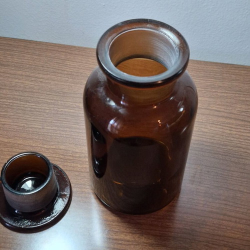 Glass pharmacy bottle 500ml used