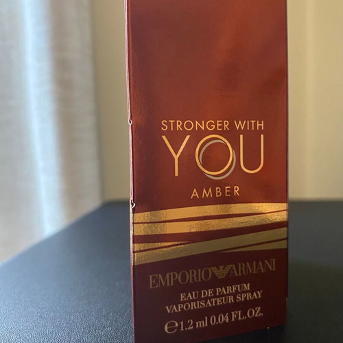 Emporio Armani Stronger With You Amber Eau de Parfum tester set 5x1.2ml new