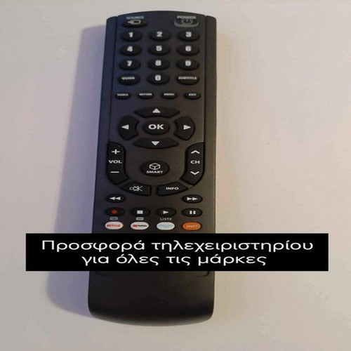 Programmable remote control new for any TV model