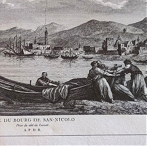 Vue du Bourg de San-Nicolo Prise du cote du Levant | 1782